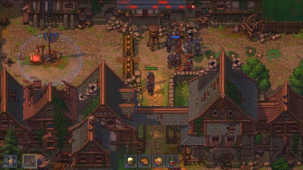 Marktplatz befreien – Spielgrafik