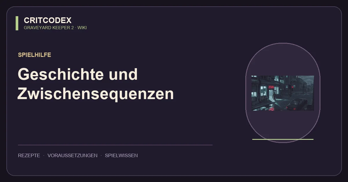 Geschichte und Zwischensequenzen