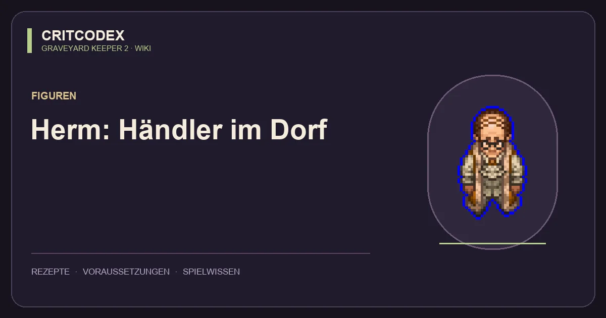 Herm: Händler im Dorf