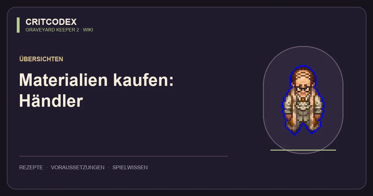 Materialien kaufen: Händler