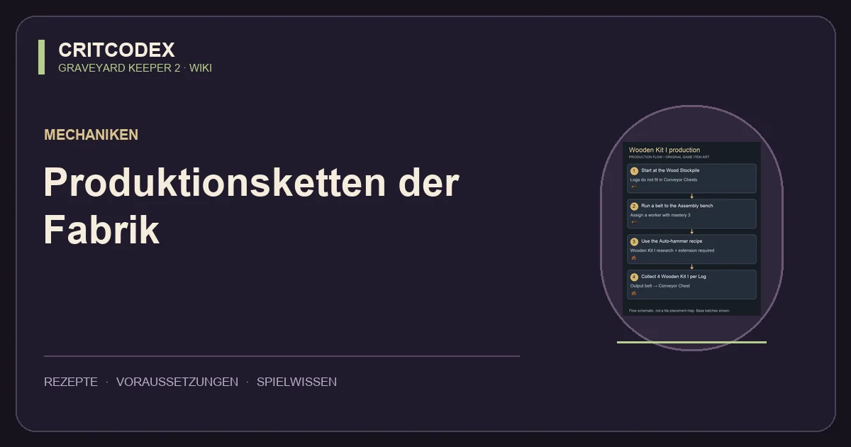 Produktionsketten der Fabrik