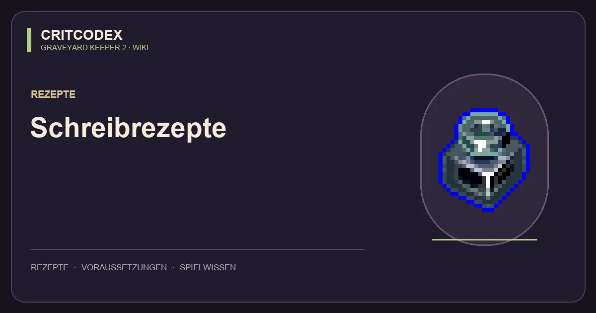 Schreibrezepte