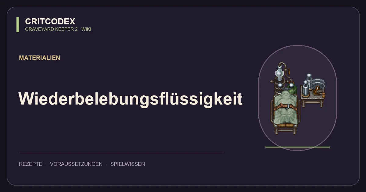 Wiederbelebungsflüssigkeit