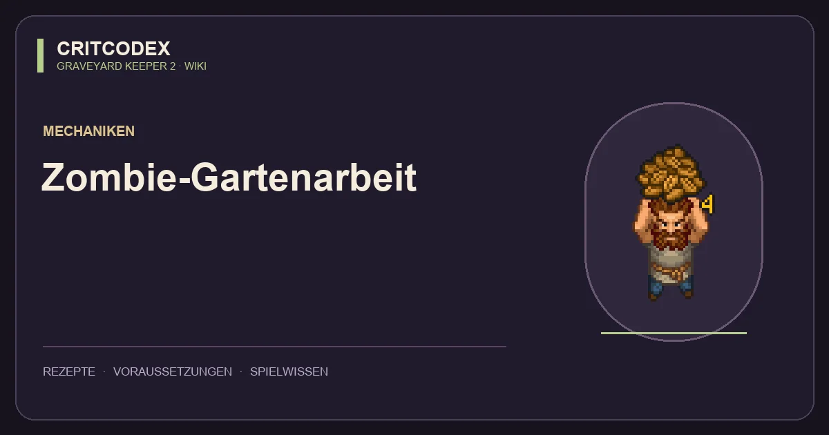 Zombie-Gartenarbeit