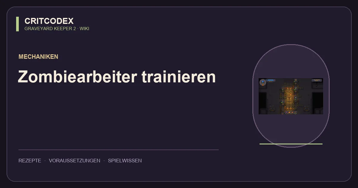 Zombiearbeiter trainieren